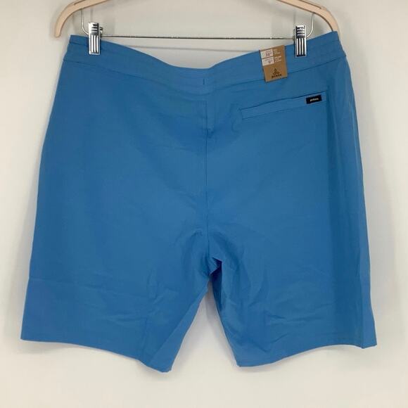 prAna Size 36 Clear Sky 9” Riveter Boardshort Swimming Trunks Drawstring J17-19 - Picture 4 of 10